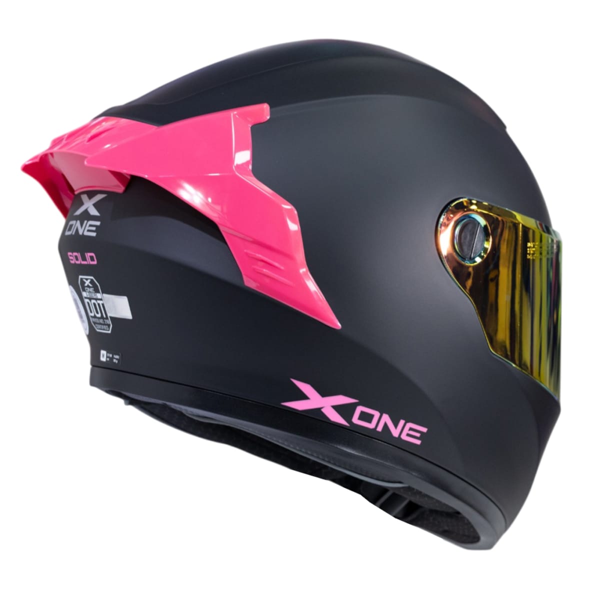 CASCO MOTO XONE 500RS SOLID N.M FC INTEGRAL - Imagen 2